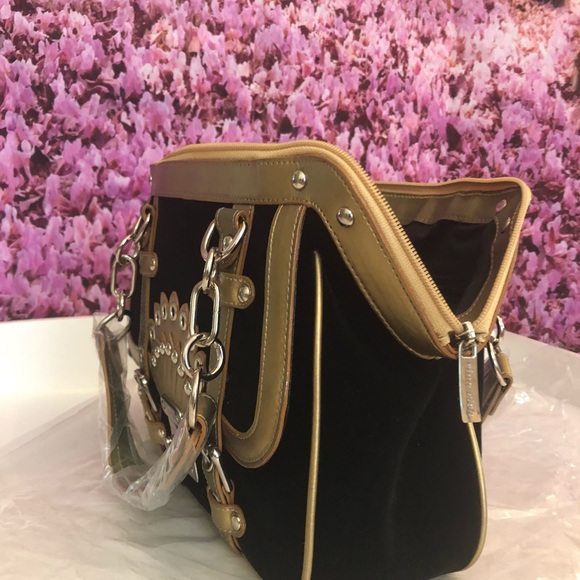 Gold Silver & Black Doctor Style Satchel - Retail - Picture 7 of 8